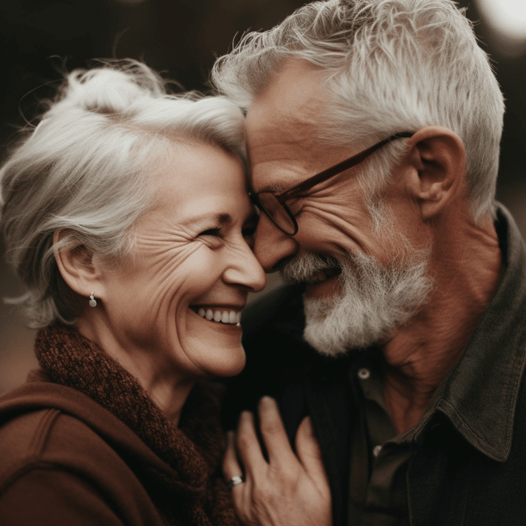 Older couple in love