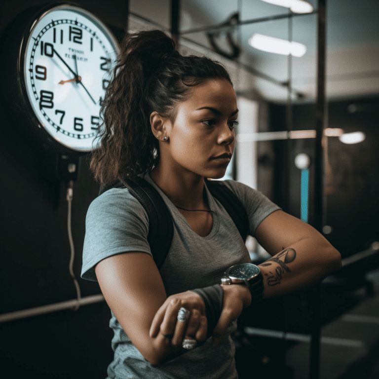 Woman in the gym