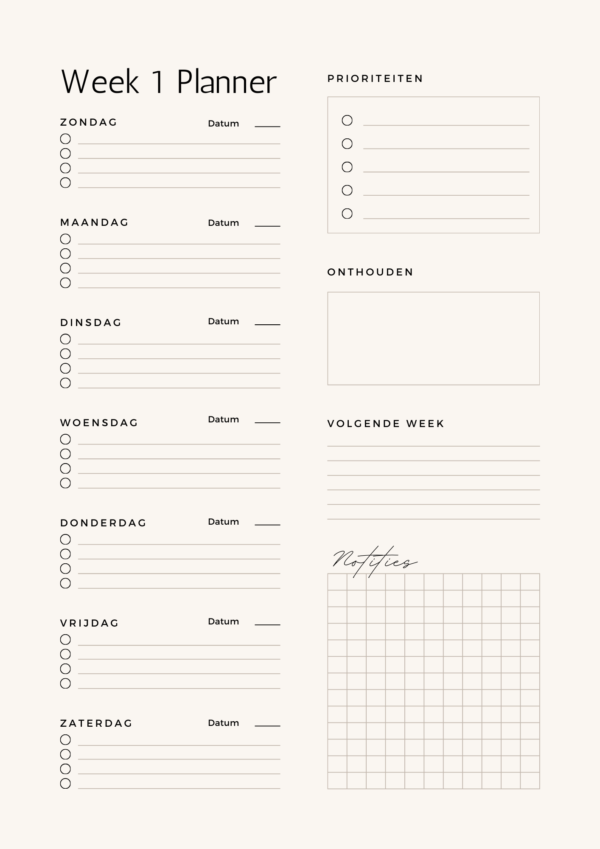 Bereik Jouw Doelen: Download Onze 90 Dagen Template!